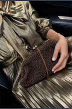 ORNALACE Noire Clutch