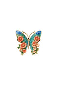 Floral Butterfly Broş-BRS3213