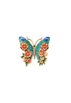 Floral Butterfly Broş-BRS3213