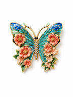 Floral Butterfly Broş-BRS3213