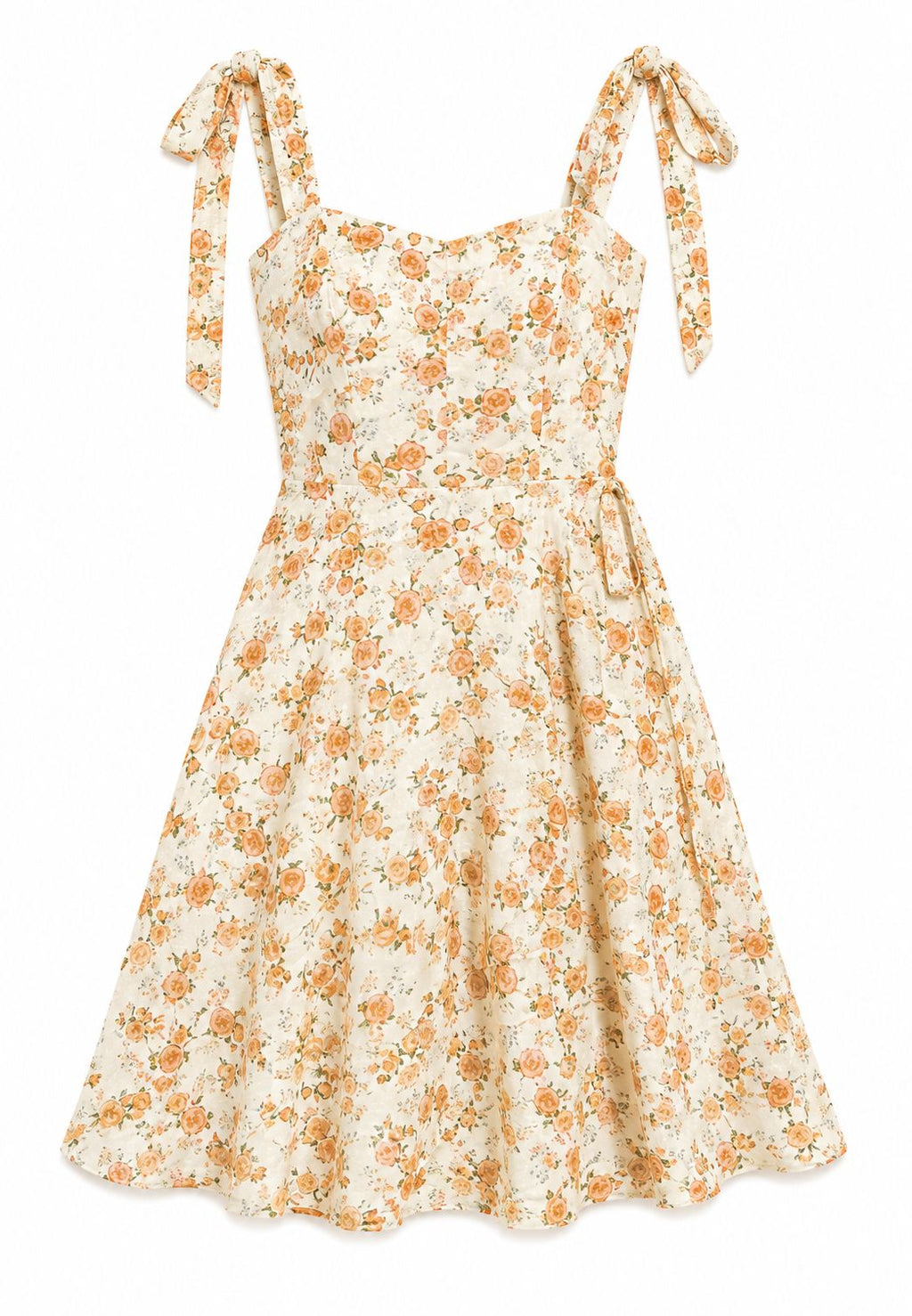 Soft Bloom Çiçek Desenli Askılı Elbise