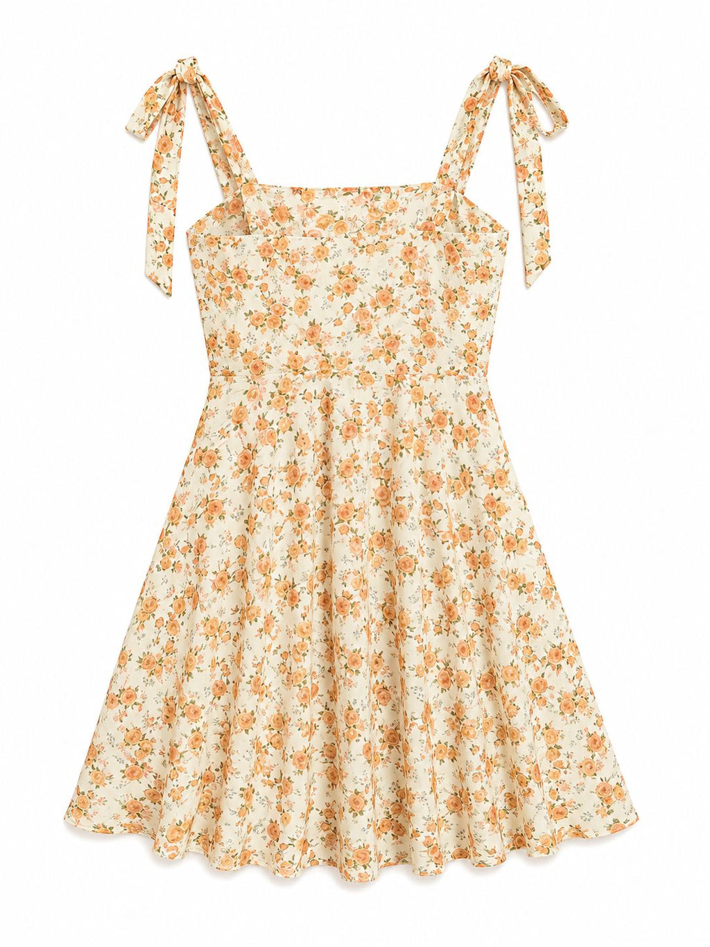 Soft Bloom Çiçek Desenli Askılı Elbise