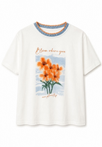 Bloom Where You Planted Baskılı Tişört