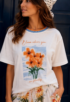 Bloom Where You Planted Baskılı Tişört
