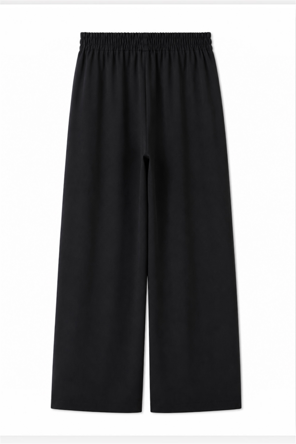 Luna Yüksek Bel Geniş Paça Pantolon Siyah