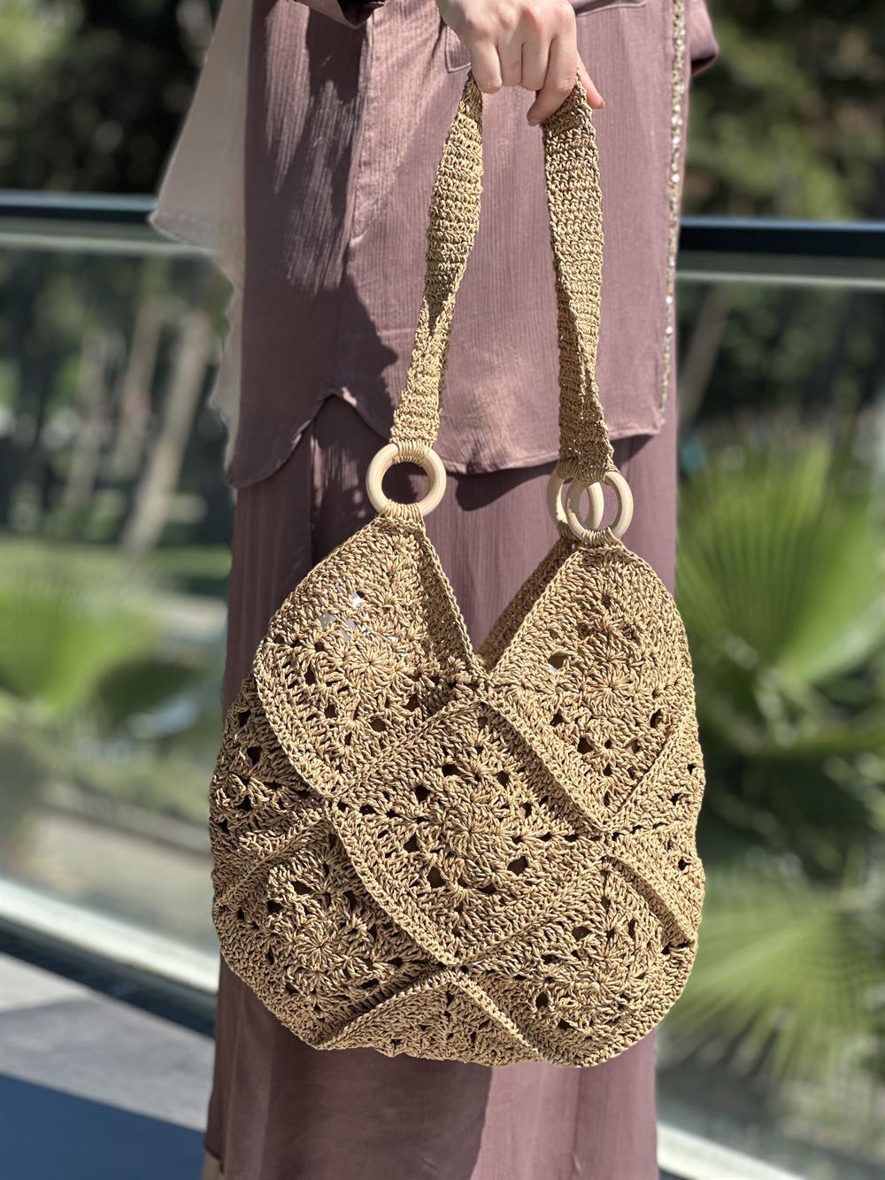 Dhermi Hand-Knitted Summer Bag
